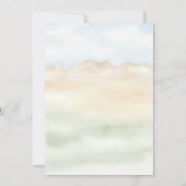 Schattigee Dinosaurus 1e Verjaardagsuitnodiging Kaart (Achterkant)