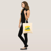 Schattigee dinosaurus Baby aan boord van autostick Tote Bag (Voorkant (model))