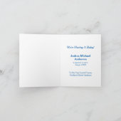 Schattigee Dinosaurus Baby Boy Zwangerschapsaankon Aankondiging (Binnen)