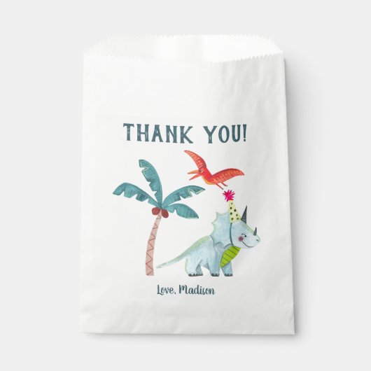 Schattigee Dinosaurus Baby shower Boy Dank u Bedankzakje (Voorkant)