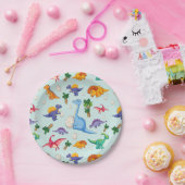 Schattigee dinosaurus baby's | BABY Papieren Bordje (Feest)