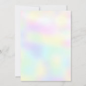 Schattigee dinosaurus Balloon School kinderen verj Kaart (Achterkant)