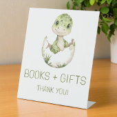 Schattigee Dinosaurus Boeken en Geschenken Baby sh Reclamebord Met Voetstuk