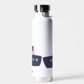 Schattigee dinosaurus bootschip Terug naar School Waterfles (Links)