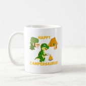 Schattigee Dinosaurus Camper - Happy Campersaurus Koffiemok (Links)