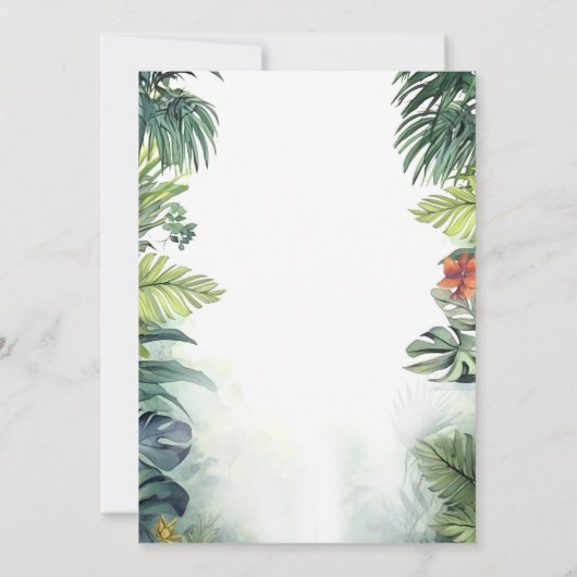 Schattigee dinosaurus Cool Dino Baby Jongensdouche Kaart (Achterkant)