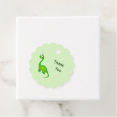 Schattigee dinosaurus dank u bedankjes labels (In situ)