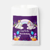 Schattigee dinosaurus eenhoorn regenboog ballon ve bedankzakje (Voorkant)