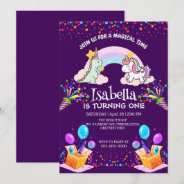 Schattigee dinosaurus eenhoorn regenboog ballon ve kaart