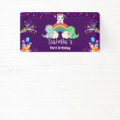 Schattigee Dinosaurus Eenhoorn regenboog Ballon Ve Spandoek (Insitu)