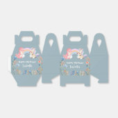 Schattigee Dinosaurus Eenhoorn regenboog Bloem Ver Bedankdoosjes (Uitgevouwen)