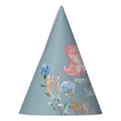 Schattigee Dinosaurus Eenhoorn regenboog Bloem Ver Feesthoedjes (Links)