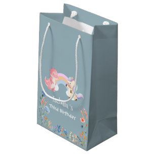 Schattigee Dinosaurus Eenhoorn regenboog Bloem Ver Klein Cadeauzakje