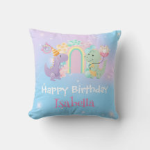 Schattigee Dinosaurus Eenhoorn Regenboogballon Ver