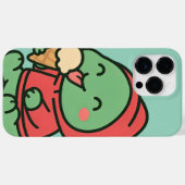 Schattigee dinosaurus eet ijs - Telefoonhoesjes Case-Mate iPhone Case (Achterkant (horizontaal))