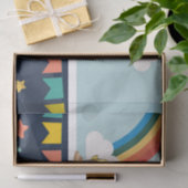 Schattigee dinosaurus graafmachine trekker regenbo tissuepapier (Geschenk)