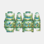 Schattigee dinosaurus gunstbox bedankdoosjes (Uitgevouwen)