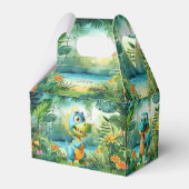 Schattigee dinosaurus gunstbox bedankdoosjes (Voorkant Zijde)