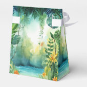 Schattigee dinosaurus gunstbox bedankdoosjes (Achterkant)