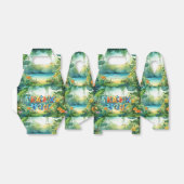 Schattigee dinosaurus gunstbox bedankdoosjes (Uitgevouwen)