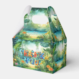 Schattigee dinosaurus gunstbox bedankdoosjes
