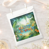 Schattigee dinosaurus gunstzakken bedankzakje (Geknipt)