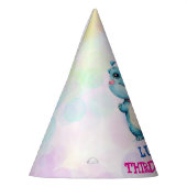 Schattigee Dinosaurus Jongen Gelukkige Verjaardag  Feesthoedjes (Links)