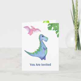 Schattigee dinosaurus jongensnaam & leeftijd verja kaart