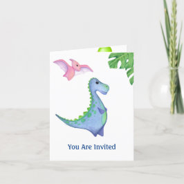 Schattigee dinosaurus jongensnaam & leeftijd verja kaart