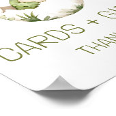 Schattigee dinosaurus Kaarten en geschenken Baby s Poster (Hoek)