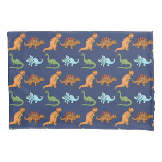 Schattigee Dinosaurus Kussen Hoesjes - Matches Dek Kussensloop (Voorkant)