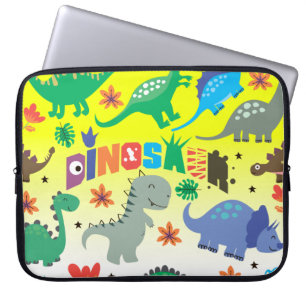 Schattigee Dinosaurus Laptoptas Laptop Sleeve
