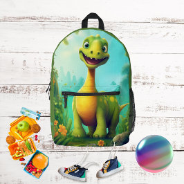 Schattigee dinosaurus monogram Kinder Bedrukte Rugzak