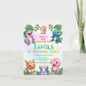 Schattigee dinosaurus oerwoud School kinderen Verj (Voorkant)