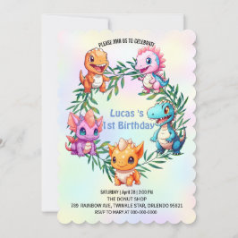 Schattigee dinosaurus oerwoud School kinderen verj Kaart