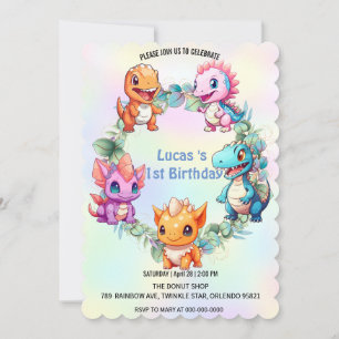 Schattigee dinosaurus oerwoud School kinderen verj Kaart