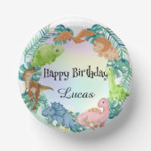 Schattigee dinosaurus oerwoud School kinderen Verj Papieren Kommen (Voorkant)