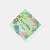 Schattigee dinosaurus oerwoud School kinderen Verj Servet (Hoek)