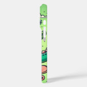 Schattigee dinosaurus op een skateboard Case-Mate iPhone case (Achterkant / Links)