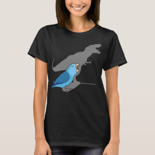 Schattigee Dinosaurus papegaai, Birb memes, Grappi T-shirt