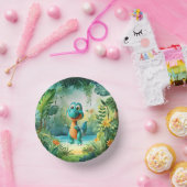 Schattigee Dinosaurus Paper Bowl Papieren Kommen (Feest)