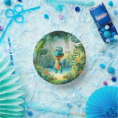 Schattigee Dinosaurus Paper Bowl Papieren Kommen (Feest)