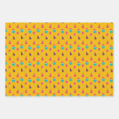 Schattigee Dinosaurus Patroon Kids Verjaardag Inpakpapier Vel (Voorkant)