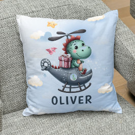 Schattigee Dinosaurus Pilot Vliegende Charmante He Kussen