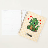 Schattigee Dinosaurus Planner – Naam toevoegen (Display)