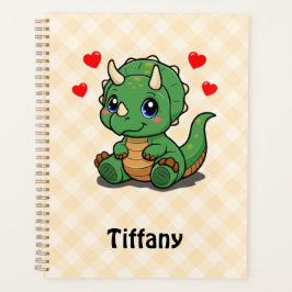Schattigee Dinosaurus Planner – Naam toevoegen