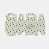 Schattigee Dinosaurus Polka Dot Aangepaste Verjaar Bedankdoosjes (Uitgevouwen)