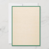 Schattigee dinosaurus Preggosaurus Baby shower Inv Kaart (Achterkant)