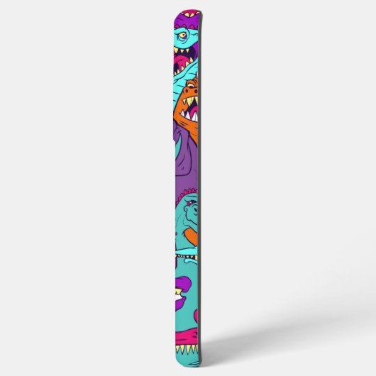 Schattigee Dinosaurus Samsung Telefoonhoesje - Sto Samsung Galaxy Hoesje (Achterkant horizontaal)