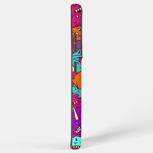 Schattigee Dinosaurus Samsung Telefoonhoesje - Sto Samsung Galaxy Hoesje (Rechterkant)